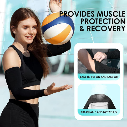 4 Pares De Mangas De Brazo Para Hombres Y Mujeres Proteccion Solar UV Brazos